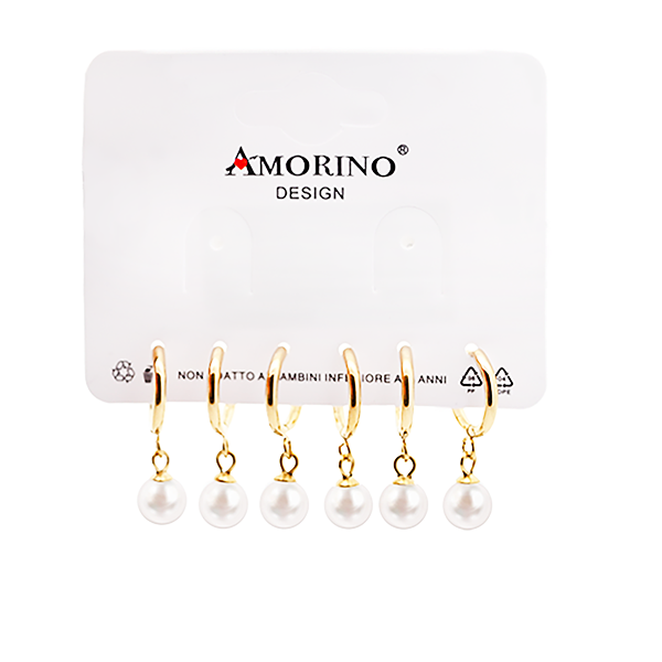 Set orecchini Perla Drop (6pezzi)