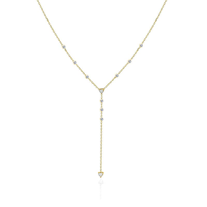 Collana a Y Carezza di Luce